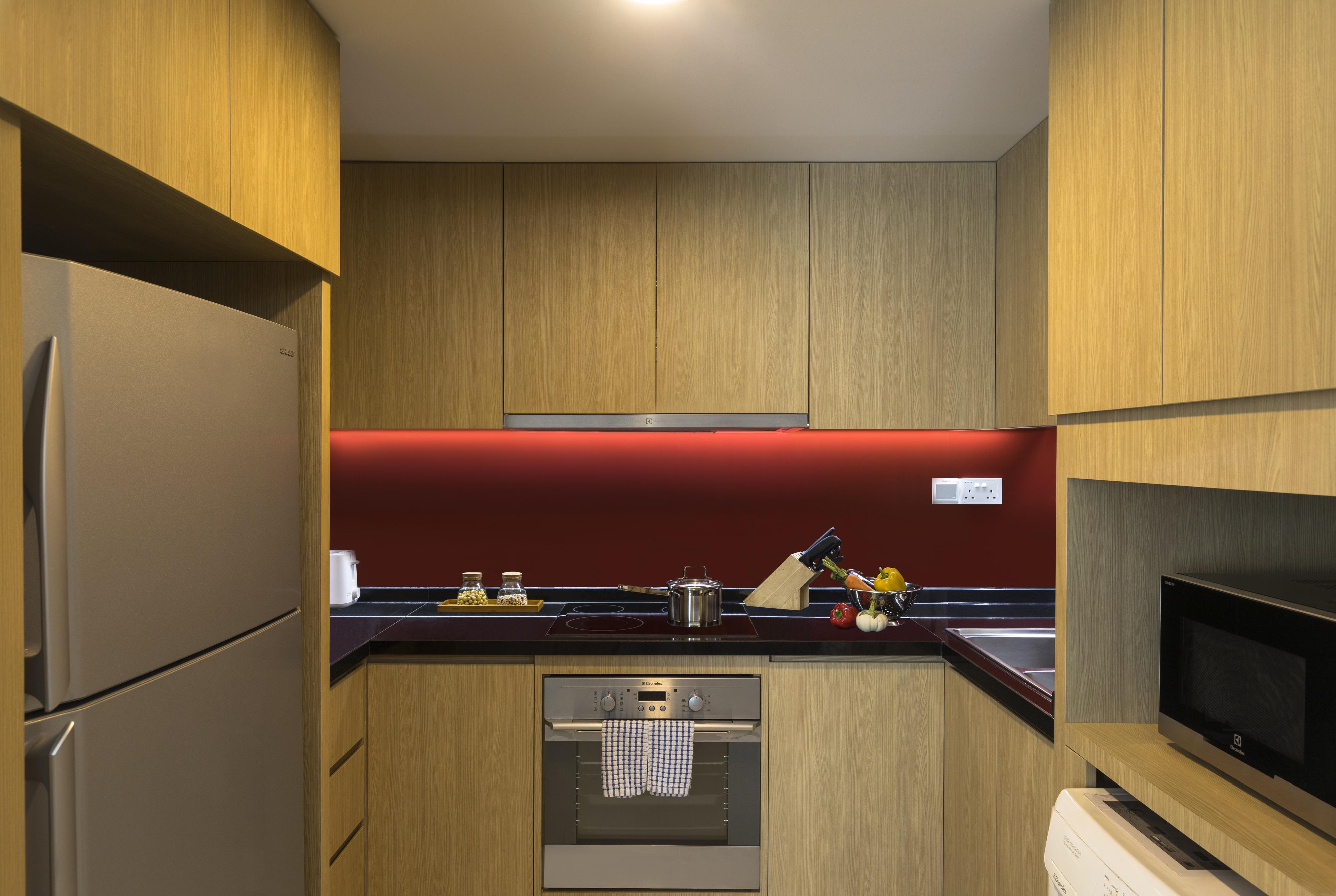 Somerset Cidade de Ho Chi Minh Exterior foto A typical kitchen