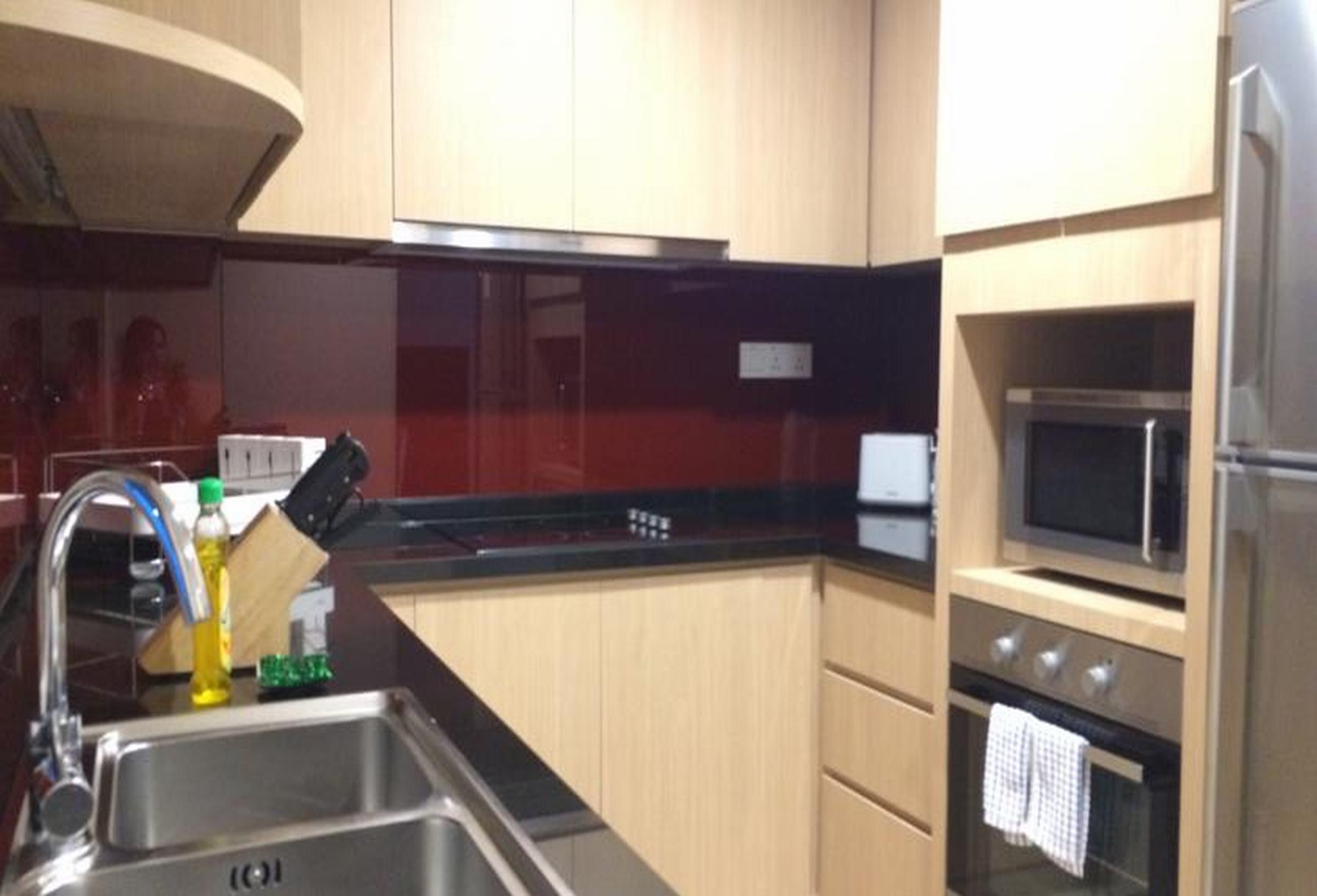 Somerset Cidade de Ho Chi Minh Exterior foto A typical kitchen in a condominium